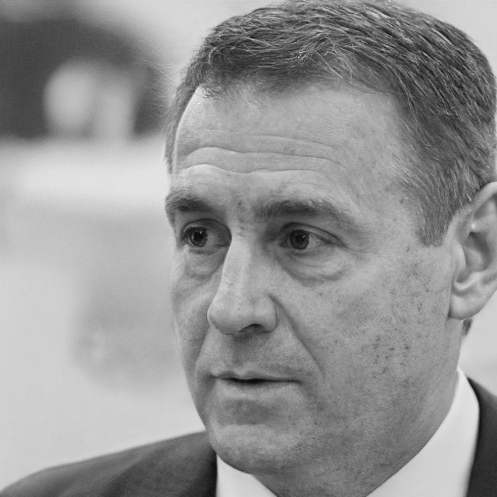 Portrait of Kieran McPherson, investment manager
